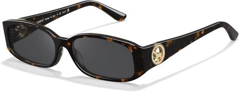 CARFIA Chic Sunglasses Womens Trendy UV400 Protection, Retro Tortoiseshell Acetate,Rectangle Anti-Reflective Lenses Shades in Kuwait