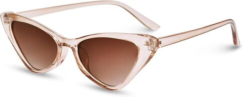 Cat Eye Sunglasses for Women Vintage Cateye Sun Glasses 90s Small Trendy Sunnies UV400 Protection in Kuwait