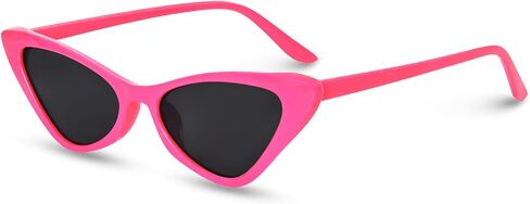 Cat Eye Sunglasses for Women Vintage Cateye Sun Glasses 90s Small Trendy Sunnies UV400 Protection in Kuwait