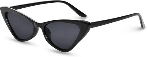 Cat Eye Sunglasses for Women Vintage Cateye Sun Glasses 90s Small Trendy Sunnies UV400 Protection in Kuwait