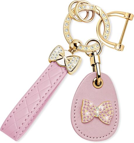 Keychain for Women, Lanyard with Water droplet Pouch Compatible with Airtag, for Car Key Access card Purse Bag in Saudi Arabia