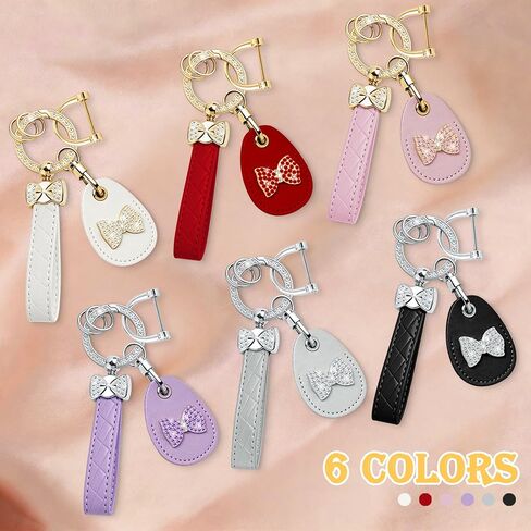 Keychain for Women, Lanyard with Water droplet Pouch Compatible with Airtag, for Car Key Access card Purse Bag in Saudi Arabia