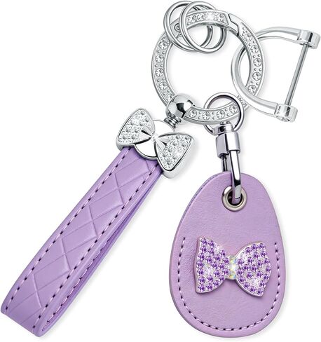 Keychain for Women, Lanyard with Water droplet Pouch Compatible with Airtag, for Car Key Access card Purse Bag in Saudi Arabia