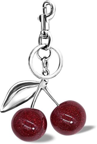 Cherry Bag Charm Purse Charms for Handbags Cute Keychain Cherry Accessories for Women Aesthetic Keychain Charm Gift in Kuwait