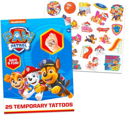 Paw Patrol Backpack Set - Bundle with 16" Bookbag Featuring Rubble, Marshall, Chase Plus Water Bottle, Tattoos, More | Paw Patrol School Supplies for Kids in Kuwait
