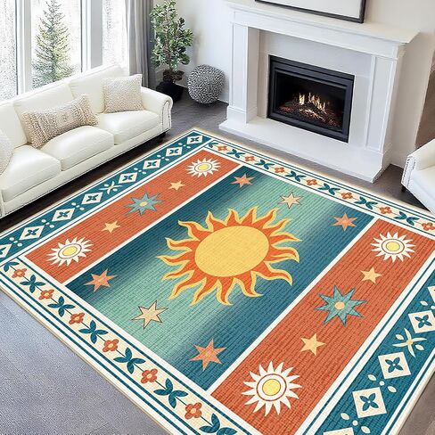 Coastal Nautical 2x6 Runner Rug for Hallway Kitchen Bedroom Sea Turtle Starfish Seashell Ocean Rug Machine Washable Non Slip Low Pile Runner Rugs Long Floor Mat Carpet for Bathroom Laundry,Blue in Saudi Arabia