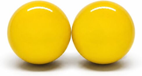 Stud Earrings, Bright Yellow, 10 mm Round Studs for Women Men Unisex Handmade, Stainless Steel Posts for Sensitive Ears, Lightweight Color Dot Vibrant Earrings by Candi Cove Designs in Kuwait