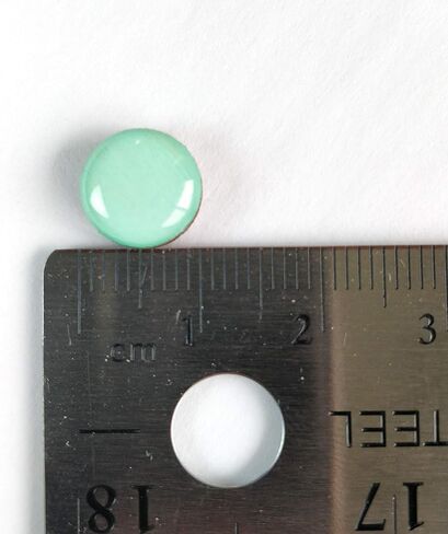 Stud Earrings, Bright Yellow, 10 mm Round Studs for Women Men Unisex Handmade, Stainless Steel Posts for Sensitive Ears, Lightweight Color Dot Vibrant Earrings by Candi Cove Designs in Kuwait