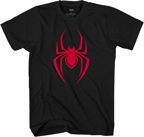 Marvel Spiderman Spider-Man Symbol Logo Adult T-Shirt in Kuwait
