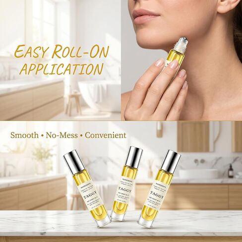 Taggy Roller for Skin - Botanical Skin Care Roller with Castor Oil, Tea Tree, Oregano & Lemon for Smooth & Refreshed Looking Skin - 10mL in Saudi Arabia
