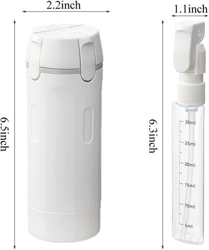 4-in-1 30ML Travel Size Dispenser Toiletries Bottles Set, Leak-Proof Refillable Containers Dispensers Labels Portable Toiletry Organizer Cup for Shampoo, Lotion, Soap Travel Essentials in Saudi Arabia