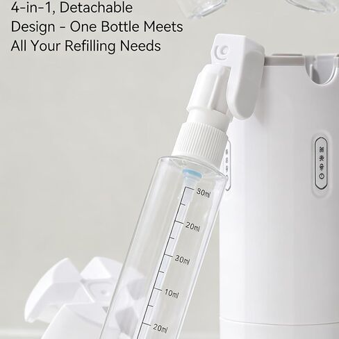 4-in-1 30ML Travel Size Dispenser Toiletries Bottles Set, Leak-Proof Refillable Containers Dispensers Labels Portable Toiletry Organizer Cup for Shampoo, Lotion, Soap Travel Essentials in Saudi Arabia