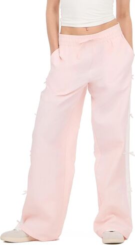 Forever 21 Women's Wide Leg Pants with Side Stripes and Bow Details in Saudi Arabia