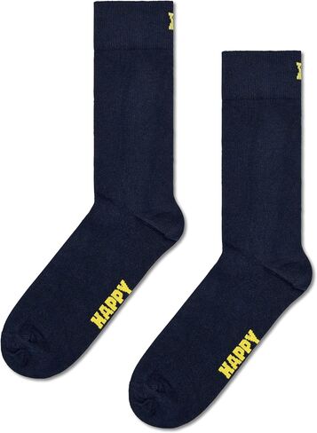 مجموعة هدايا Happy Socks مكونة من 3 جوارب باللون الأزرق الداكن، مقاس S/M in Kuwait