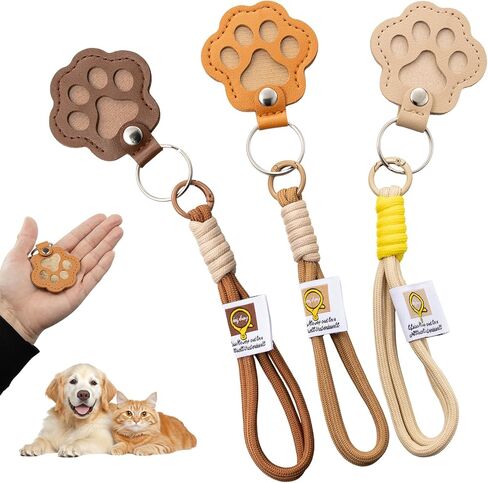Pet Hair Keepsake Cat Dog Fur Keychain Pet Paw Shaped KeyChain Cat Fur Holder Pet Loss Memorial Gift for Pet Lover in Saudi Arabia