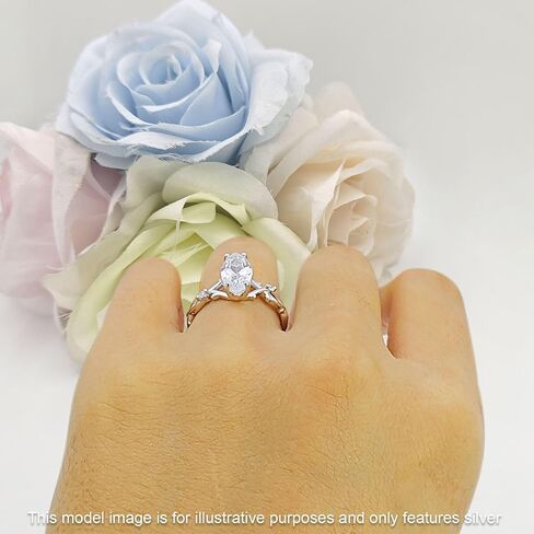 Art Deco Marquise Split Shank Infinity Twisted Vintage Style Cubic Zirconia Wedding Engagement Ring Solid 925 Sterling Silver in Saudi Arabia