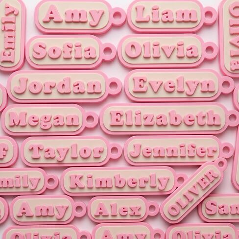 Pastel Collectible Name Keychains in Saudi Arabia