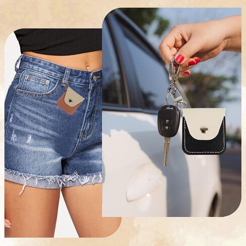 3PCS Keychain Holder Compatible with Vaseline Lip Suitable 0.2oz and 0.25oz Lip,Compact Lip Leather Bag in Saudi Arabia