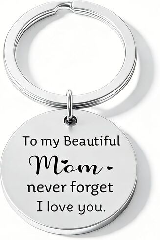 Mom Birthday Gifts from Daughter or Son, Mom Keychain Gift, To My Beautiful Mom I Love You in Saudi Arabia