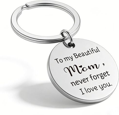 Mom Birthday Gifts from Daughter or Son, Mom Keychain Gift, To My Beautiful Mom I Love You in Saudi Arabia
