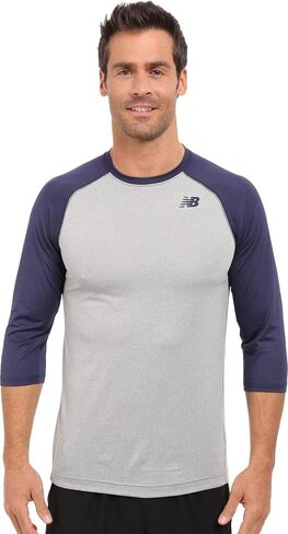 New Balance Mens 3/4 Baseball Raglan Top in Saudi Arabia