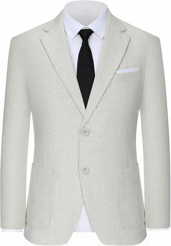 Linen Blazers for Boys Casual Suits Jackets Linen Sports Coats for Kids Summer Blazers for School Wedding in Saudi Arabia