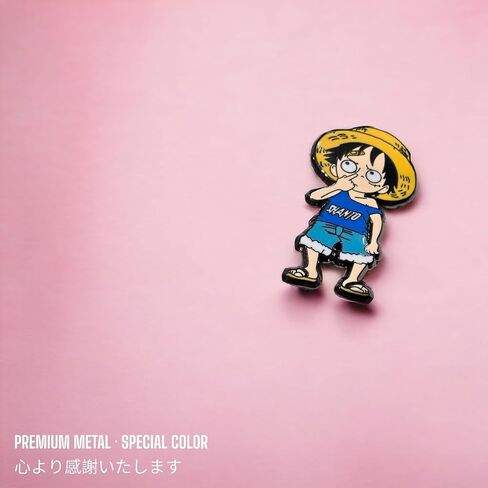 One Piece inspried pin Jolly roger pin enamel one piece pin anime pin Pirates Pin hard enamel anime pin anime badge anime pin collectible anime pin gift (OLDTIMES) in Kuwait