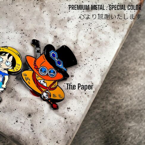 One Piece inspried pin Jolly roger pin enamel one piece pin anime pin Pirates Pin hard enamel anime pin anime badge anime pin collectible anime pin gift (OLDTIMES) in Kuwait