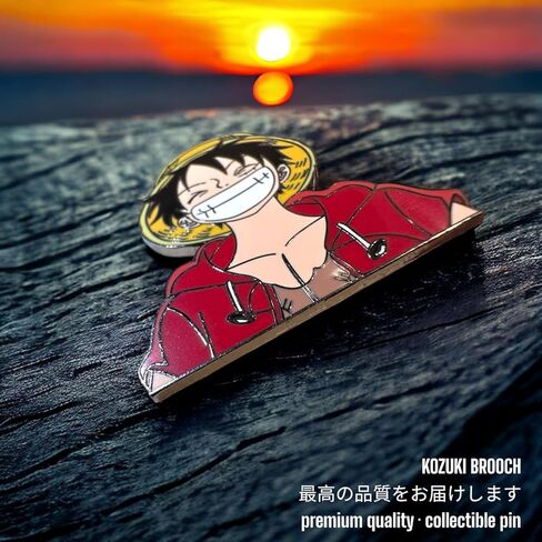 One Piece inspried pin Jolly roger pin enamel one piece pin anime pin Pirates Pin hard enamel anime pin anime badge anime pin collectible anime pin gift (OLDTIMES) in Kuwait