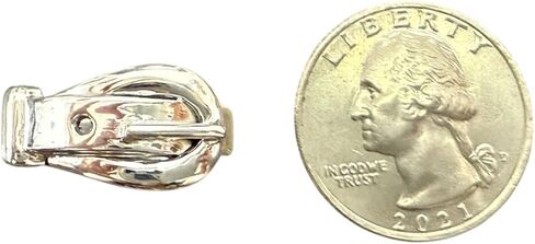 Sterling Silver Buckle Ring, 5mm Band, Belt Ring, Novelty Ring, .925 Sterling Silver in Saudi Arabia