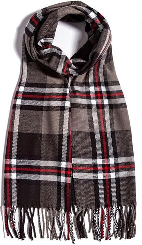 AUSEKALY Scarf For Women Men Winter Plaid Neck Scarves Fall Softest Classic Warm Lightweight in Saudi Arabia