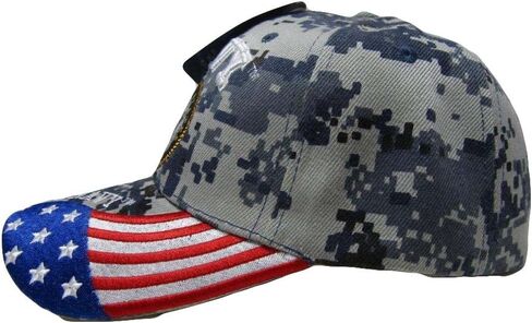 AES Navy USA American Blue ACU Digital Camo Camouflage Embroidered Cap Hat in Kuwait