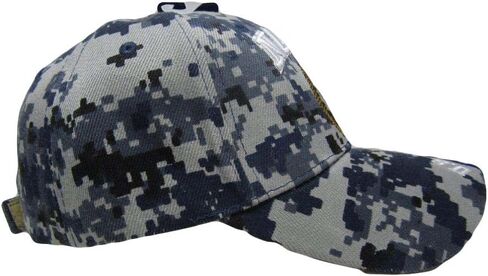 AES Navy USA American Blue ACU Digital Camo Camouflage Embroidered Cap Hat in Kuwait