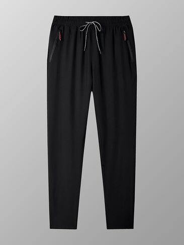 Women's Athletic Pants Stretch Workout Joggers with Zipper Pockets Lightweight Breathable in Kuwait