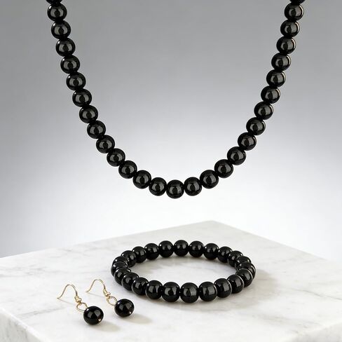4Pcs Jewelry Set,Pearl Necklace Bracelet Earrings Set for Wedding,Charming Women's Wedding Birthday Party Daily Wear Elegant Accessories for Special Occasions in Kuwait