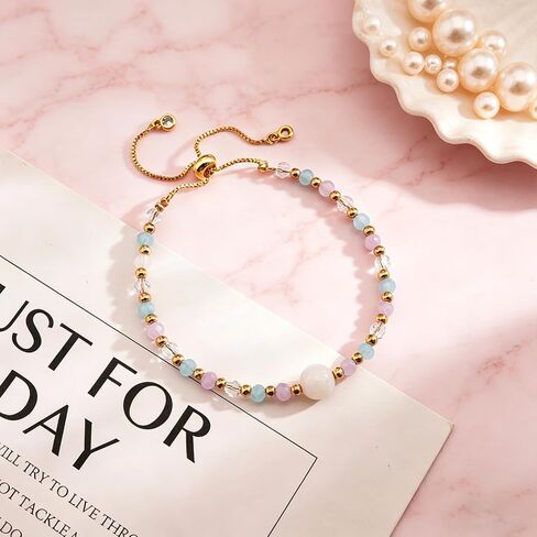 igvean 16th Birthday Gifts for Girls Sweet 16 Gifts Natural Crystal Bracelet Sweet Sixteen Gift for Daughter Niece Granddaughter Friends Happy 16th Birthday Card in Saudi Arabia