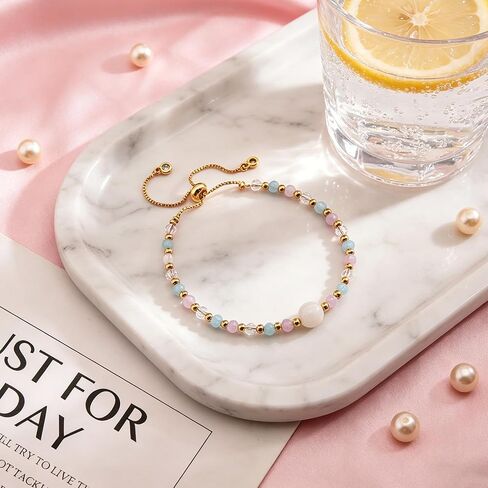 igvean 16th Birthday Gifts for Girls Sweet 16 Gifts Natural Crystal Bracelet Sweet Sixteen Gift for Daughter Niece Granddaughter Friends Happy 16th Birthday Card in Saudi Arabia