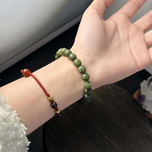 Beaded Stretch Bracelets for Women Southern Jade Bracelet for Wealth Eternal Happiness Jewelry Gift for Wealth Magnetism in Kuwait