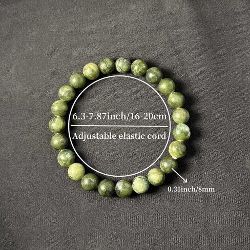 Beaded Stretch Bracelets for Women Southern Jade Bracelet for Wealth Eternal Happiness Jewelry Gift for Wealth Magnetism in Kuwait