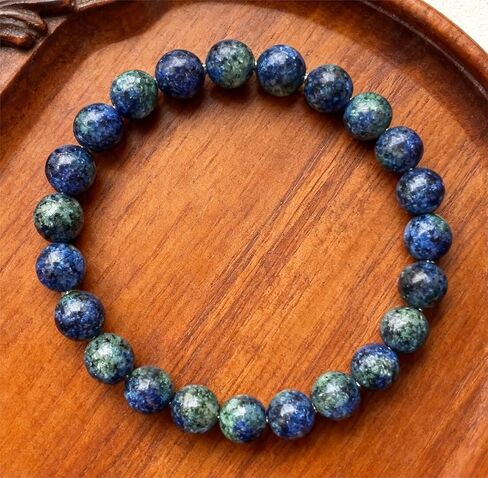 Beaded Stretch Bracelets for Women Men Soothing Lapis Lazuli Bracelet Handmade Natural Crystal Beads Jewelry in Kuwait