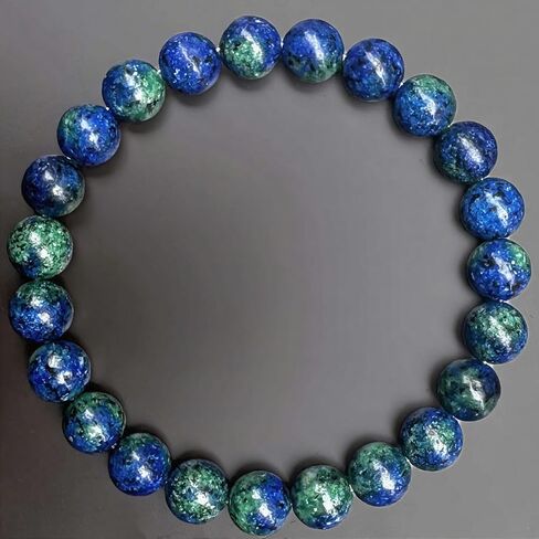 Beaded Stretch Bracelets for Women Men Soothing Lapis Lazuli Bracelet Handmade Natural Crystal Beads Jewelry in Kuwait