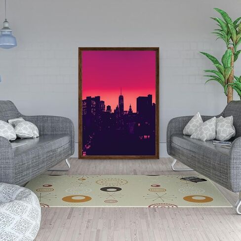 Walnut A2 Picture Frame - Display 11.7x16.5 Mat Within A2 Frame or 16x23 Without Mat - Wall Mount or Horizontal/Vertical Hanging, Durable HD Cover, 1 Pack in Saudi Arabia