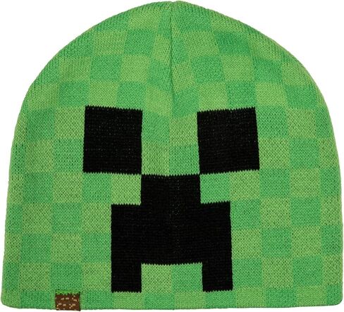 Minecraft Creeper Face Beanie Green L/XL in Kuwait