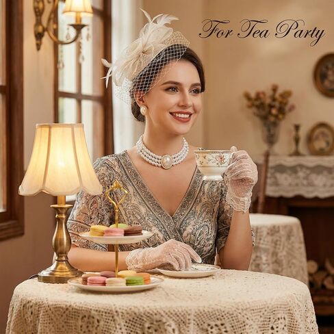 Ymapinc Big Pearl Choker Necklace and Earring Set for Women, Vintage Faux Pearl Jewelry Set, Bride Wedding Prom Party Costume Accessories, Elegant Classic Pearls Choker Gift in Kuwait