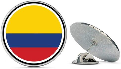 Colombia Flag Metal 0.75" Lapel Hat Pin Tie Tack Pinback in Kuwait