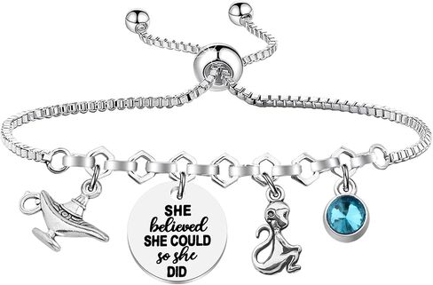 Lywjyb Birdgot Magic Lamp Movie Inspired Bracelet Princess Merch Genie Lamp Gift Magical Movie Lover Gift in Kuwait