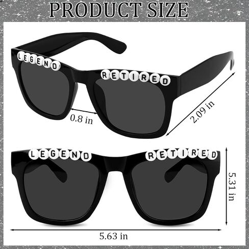 The Legend Has Retired Sash and Sunglasses for Men Happy Retirement Party Decorations Retirement Gifts for Men Party Favors Supplies in Saudi Arabia