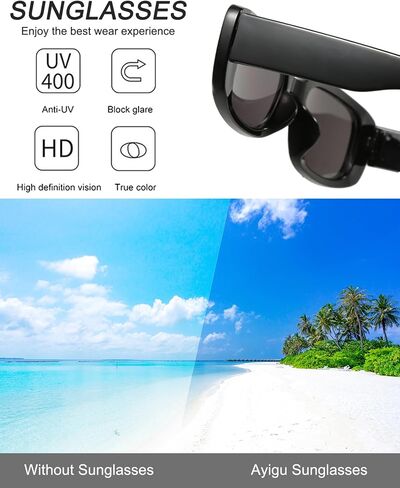 Retro Rectangle Sunglasses Trendy Y2K Glasses for Women Men 90’s Vintage Square Frame Party Sunglasses UV400 Protection in Saudi Arabia