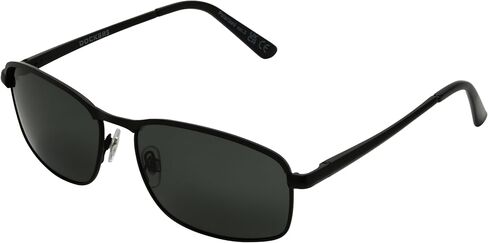 Dockers Men's Anders Rectangle Polarized Sunglasses, Black, 60mm in Kuwait