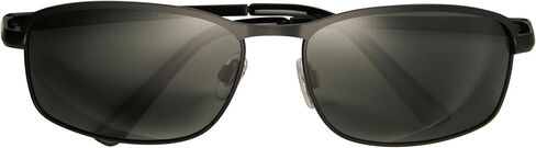 Dockers Men's Anders Rectangle Polarized Sunglasses, Black, 60mm in Kuwait